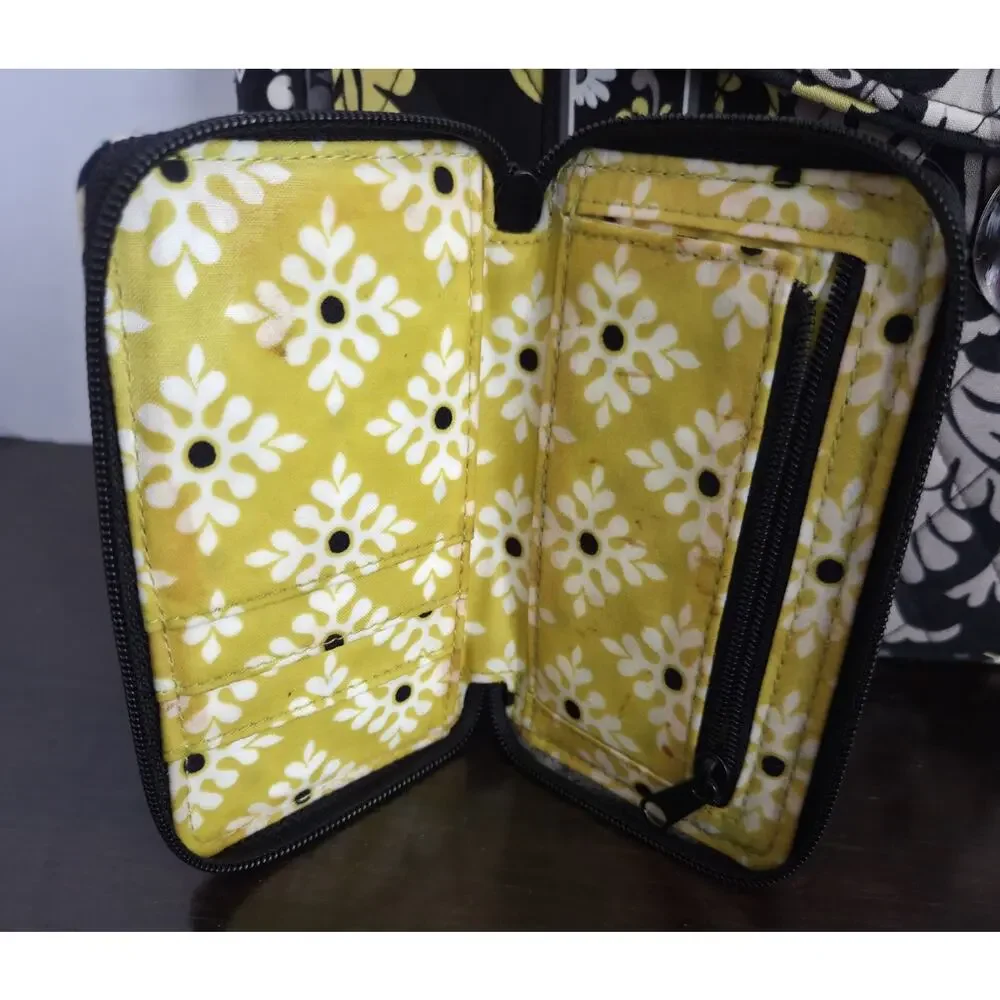 Vera Bradley Retired Baroque Design Laptop Bag Messenger & Wallet